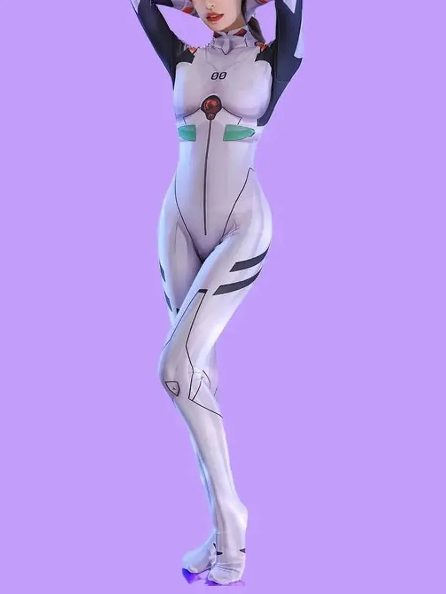 'Rei Ayanami' EVA Cosplay Sexy Tights Bodysuit AlielNosirrah