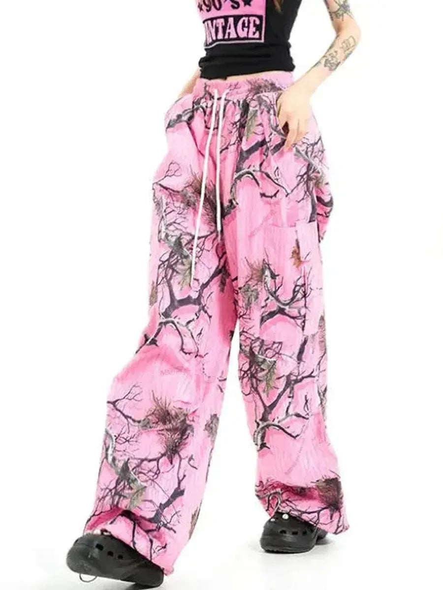 'Adventure' Graffiti Forests Oversized Drawstring Pants AlielNosirrah
