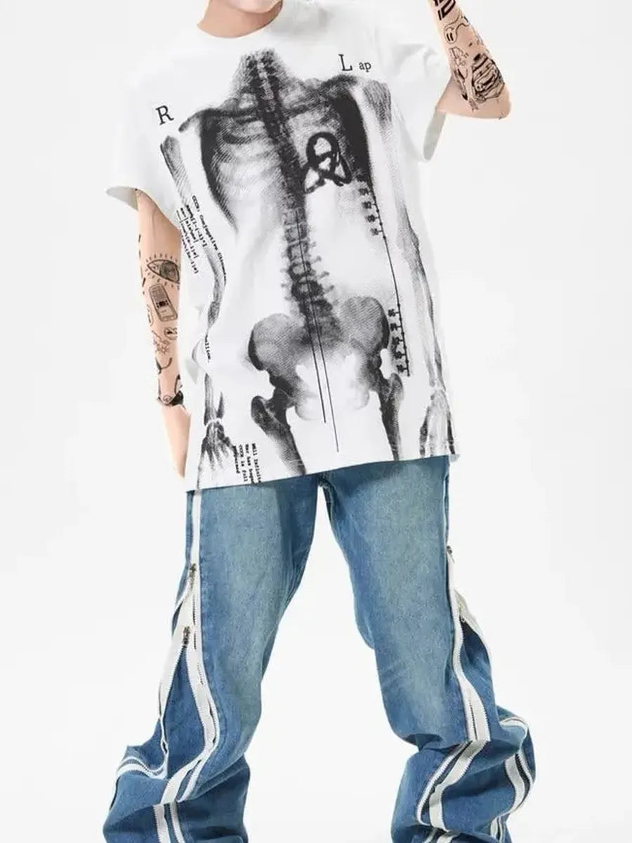 'Scan Me' Dark Grunge X-Ray Shirts AlielNosirrah