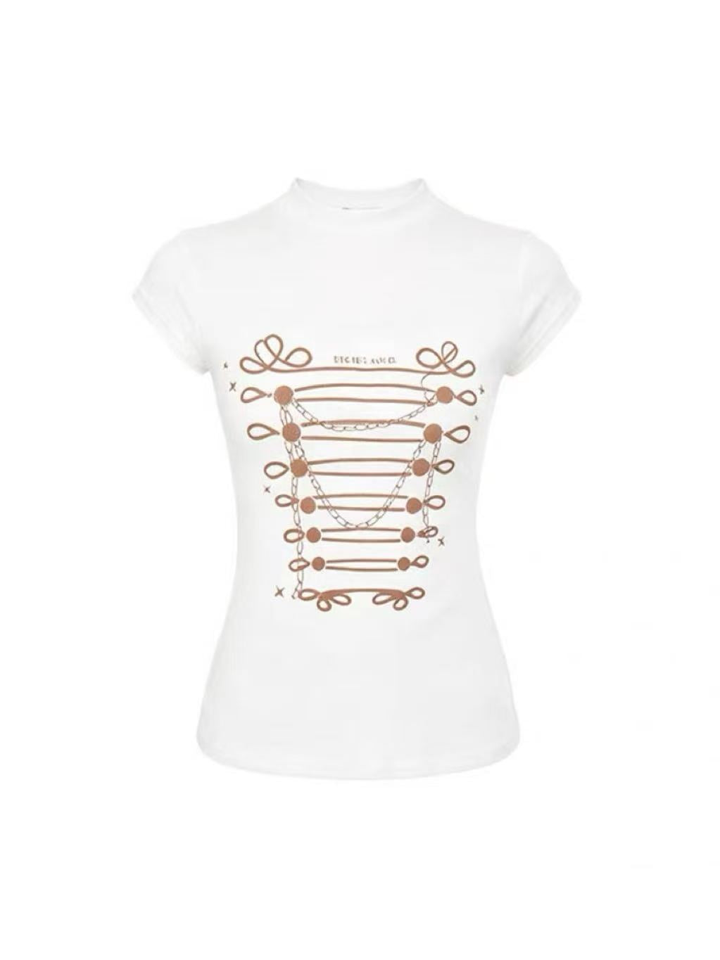 'Wild Static' Y2K Punk Streetwear T-Shirt AlielNosirrah