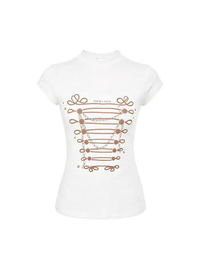 'Wild Static' Y2K Punk Streetwear T-Shirt AlielNosirrah