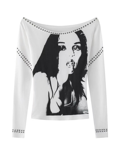 vintage-mirage-vintage-studded-portrait-print-off-shoulder-long-sleeve-top-5