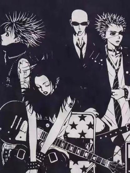 'Nana Dreams' Y2K Vintage Anime Graphic Crop Shirts AlielNosirrah