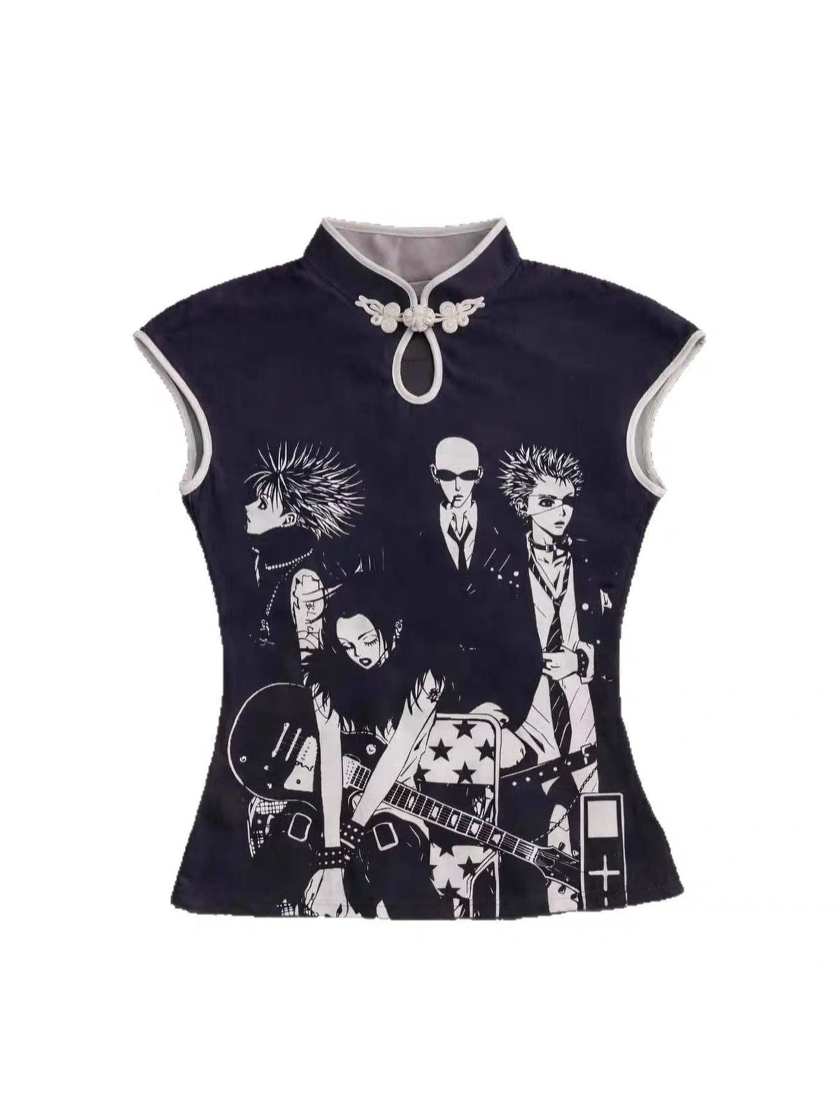 'Nana Dreams' Y2K Vintage Anime Graphic Crop Shirts AlielNosirrah