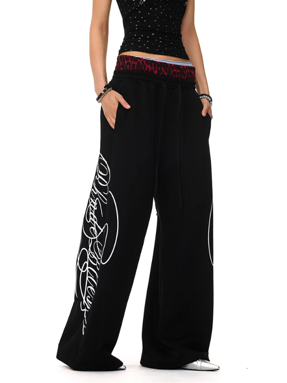 'Untamed Doll' Vintage Leopard Print Lounge Pants AlielNosirrah
