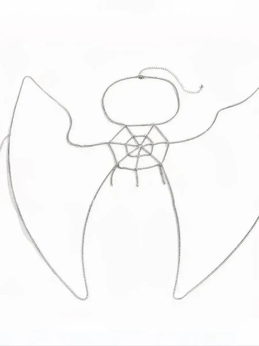 'Trapped' Punk Spider Web  Body Chain AlielNosirrah