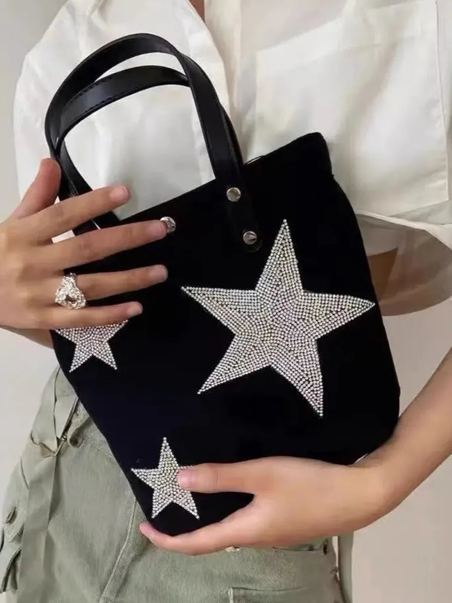 'Flashlights' Star Sequins Cross Body Bags AlielNosirrah