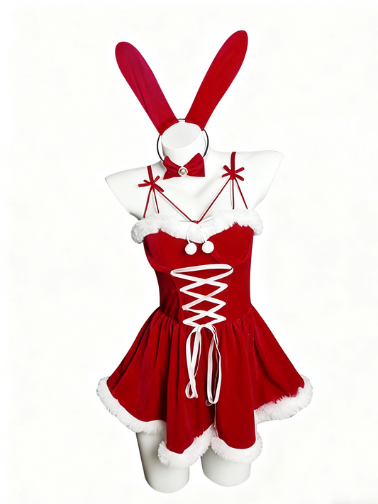 'Sultry Temptation' Alluring Christmas Bunny Costume Set (Copy) AlielNosirrah