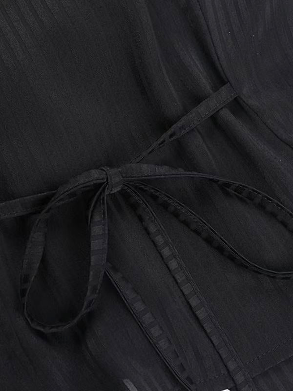 'Spirit Doll' Gothic Black Puff Sleeve Blouse AlielNosirrah
