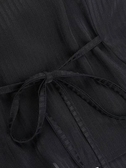 'Spirit Doll' Gothic Black Puff Sleeve Blouse AlielNosirrah