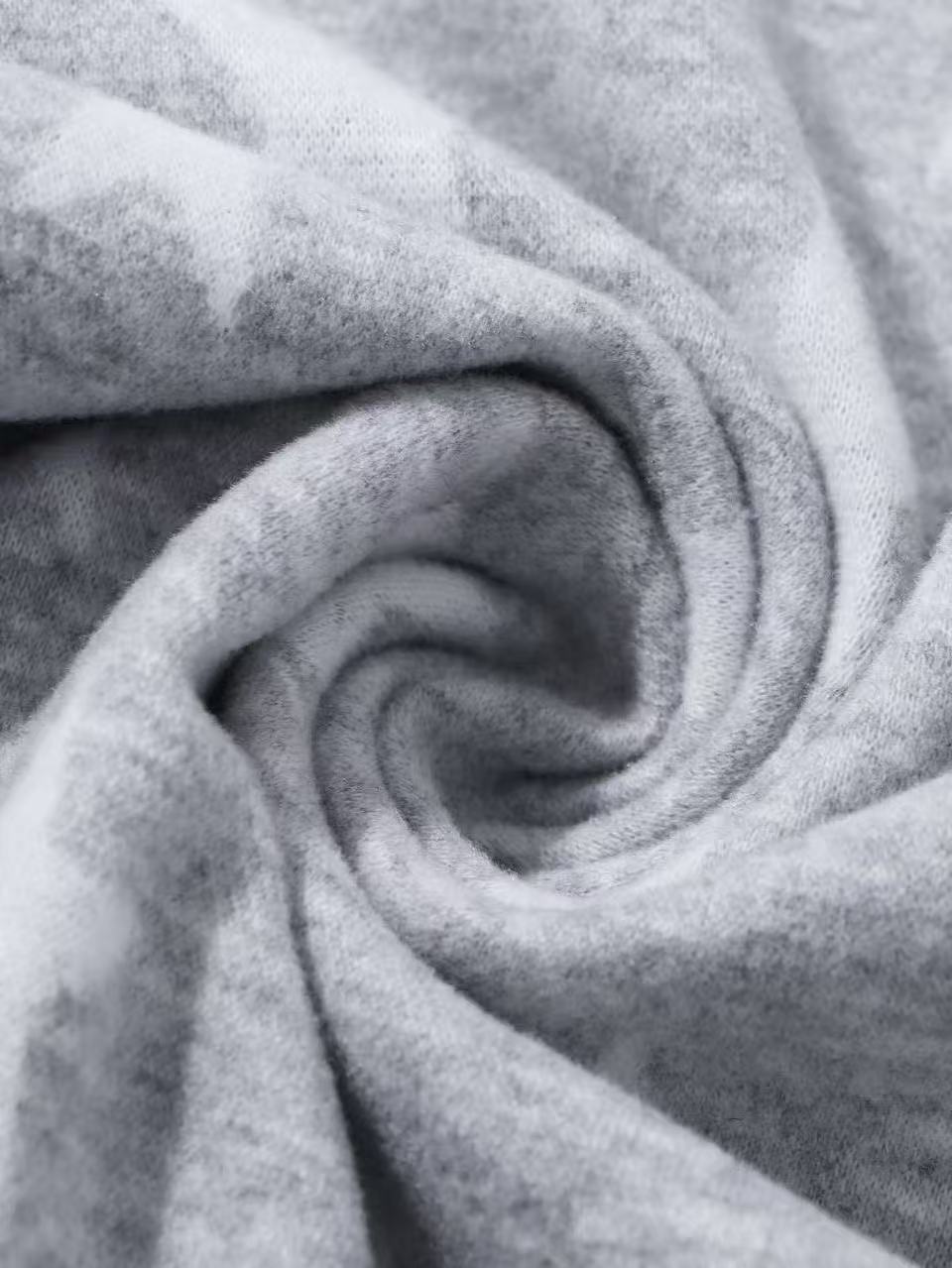 'Star Era' Allover Star Print Asymmetrical Long Sleeve Top AlielNosirrah