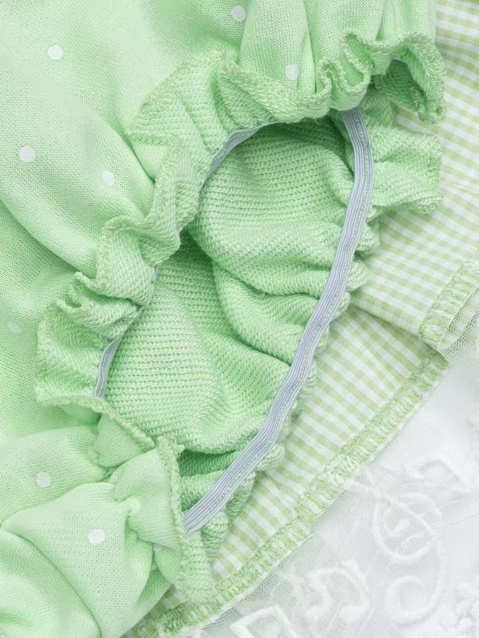 'Melody Keys' Y2K Plaid Lace Patchwork Puff Cake Skirt (Copy) AlielNosirrah