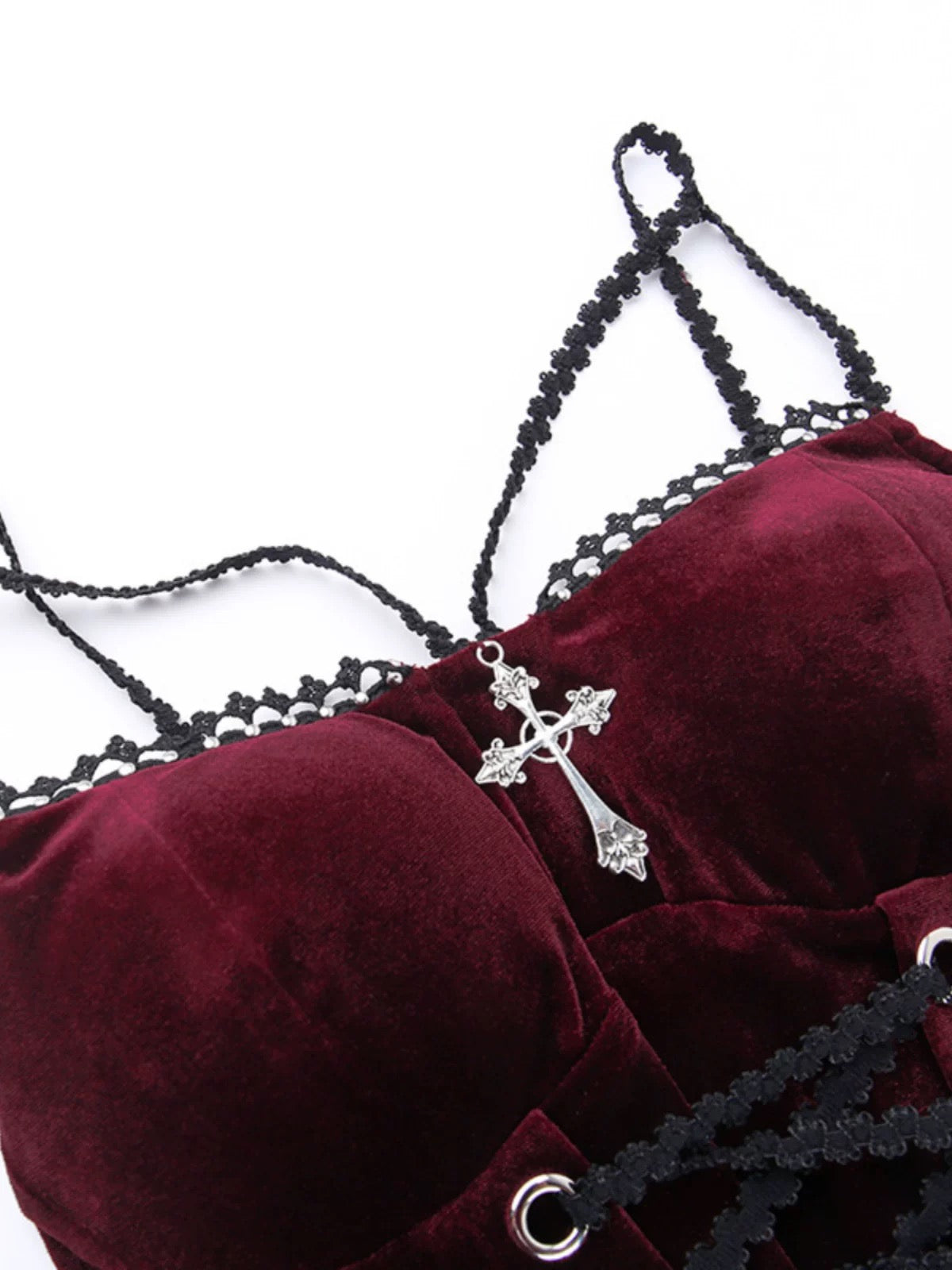 'Velvet Vampiress' Witch Vampire Bride Costume Gothic Halloween Cosplay Outfit AlielNosirrah