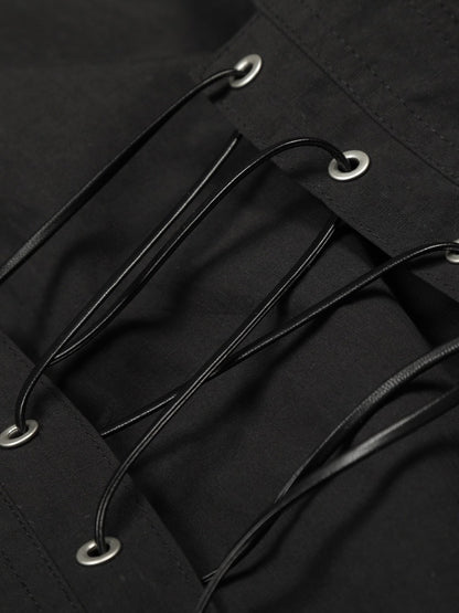 'Apex' Functional Stand Collar Multi-Button Jacket AlielNosirrah