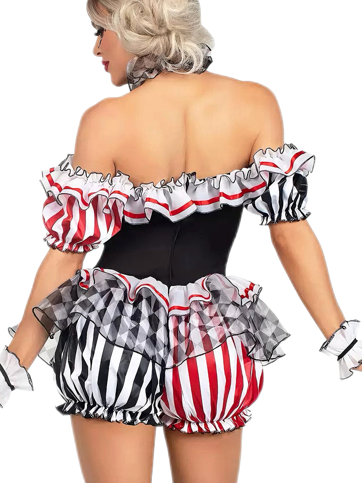'Carnival Twist' Halloween Circus Clown Cosplay Costume Set
