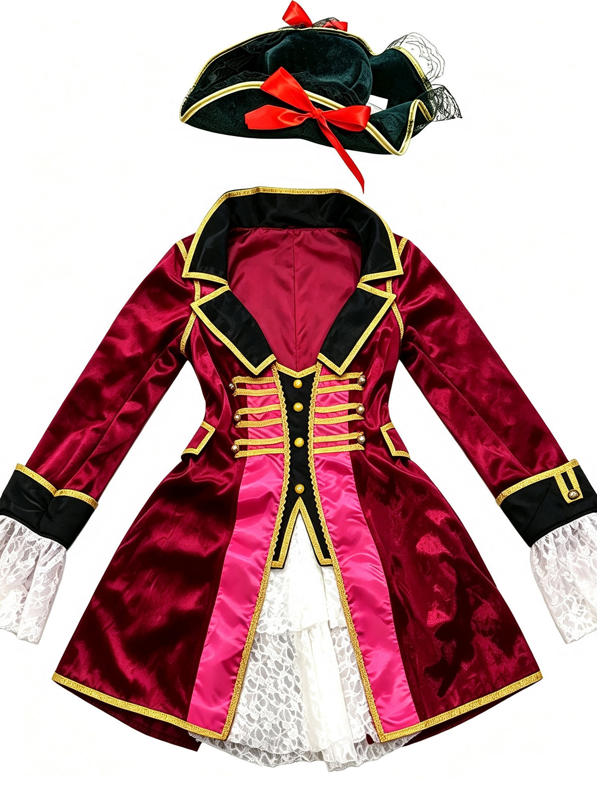 ‘Pirate Queen’ Halloween Sexy Medieval Royal Costume set