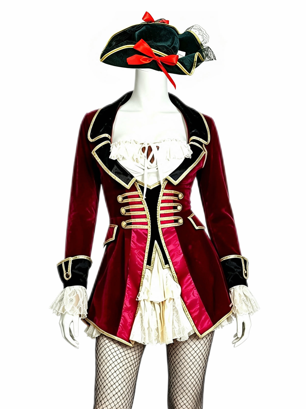 ‘Pirate Queen’ Halloween Sexy Medieval Royal Costume set