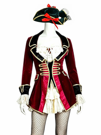 ‘Pirate Queen’ Halloween Sexy Medieval Royal Costume set
