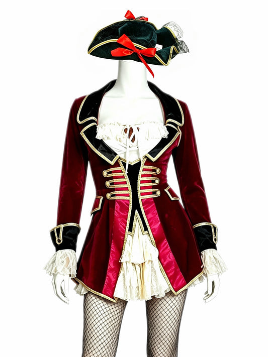 ‘Pirate Queen’ Halloween Sexy Medieval Royal Costume set