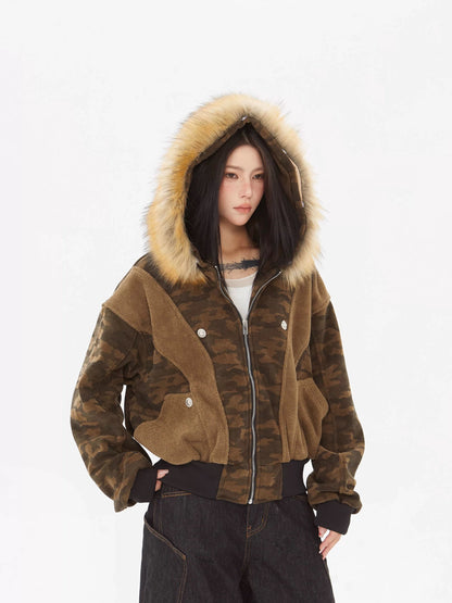 'Cold Bones' Y2k Grunge Streetstyle Skeleton Fluffy Hoodie AlielNosirrah