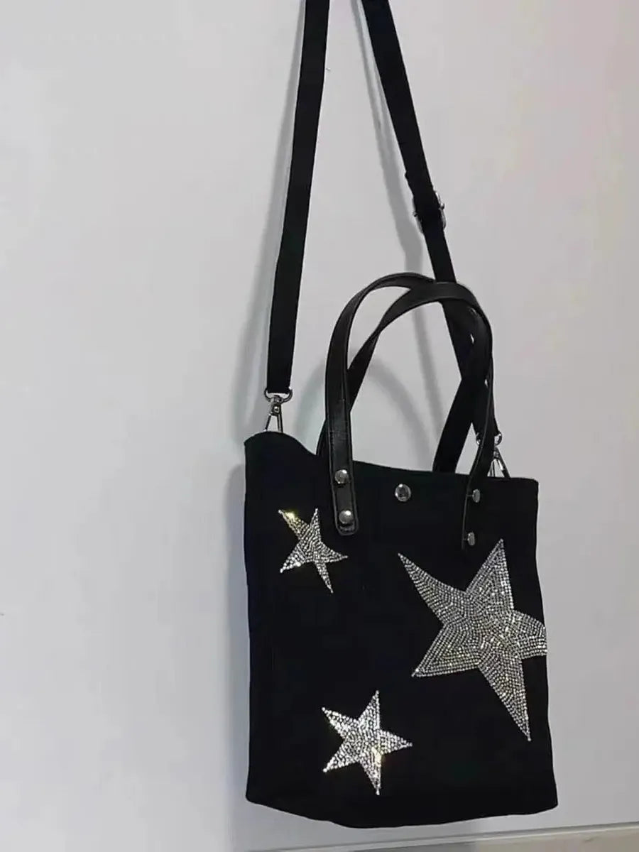 'Flashlights' Star Sequins Cross Body Bags AlielNosirrah