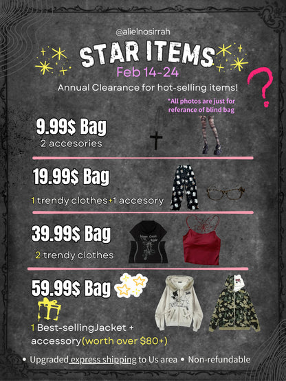 Alielnosirrah Shop Mystery Bag--Most Valuable Deals Of Year! AlielNosirrah