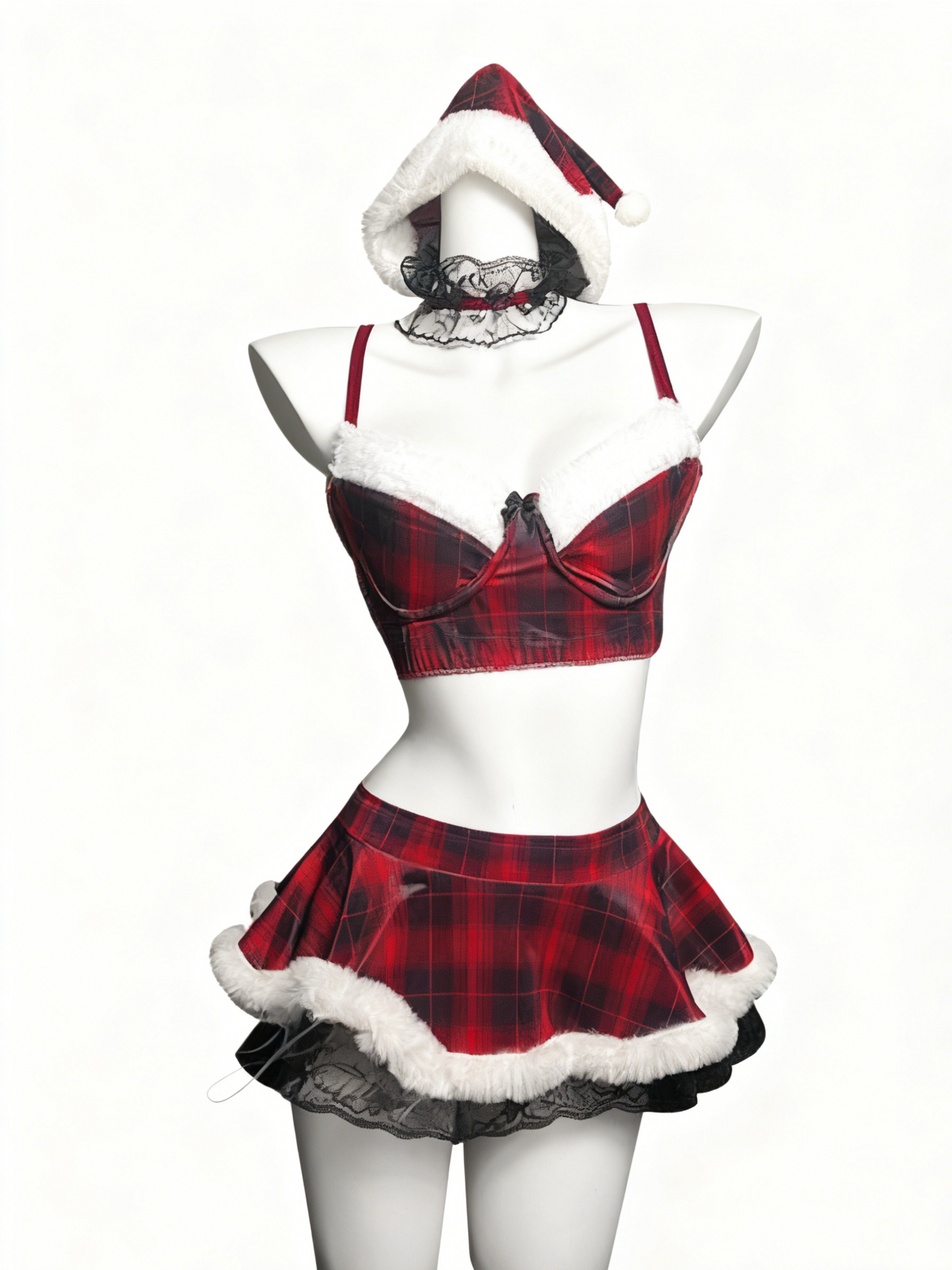 'Holly Night' Christmas Strapless Two-Piece Skirt Set (Copy) AlielNosirrah