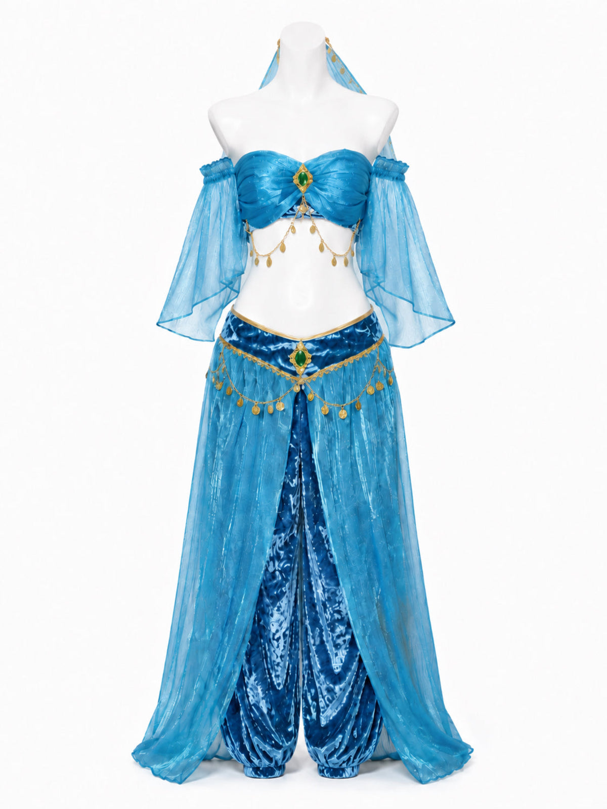 'Egyptian Princess' Halloween Cosplay Jasmine Dress