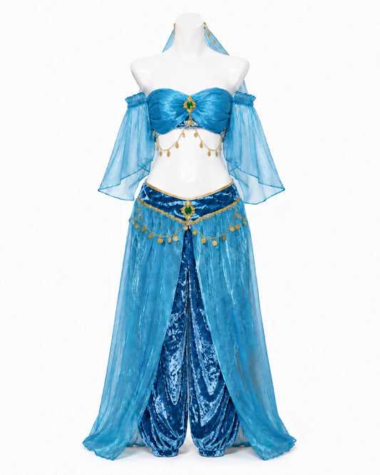'Egyptian Princess' Halloween Cosplay Jasmine Dress