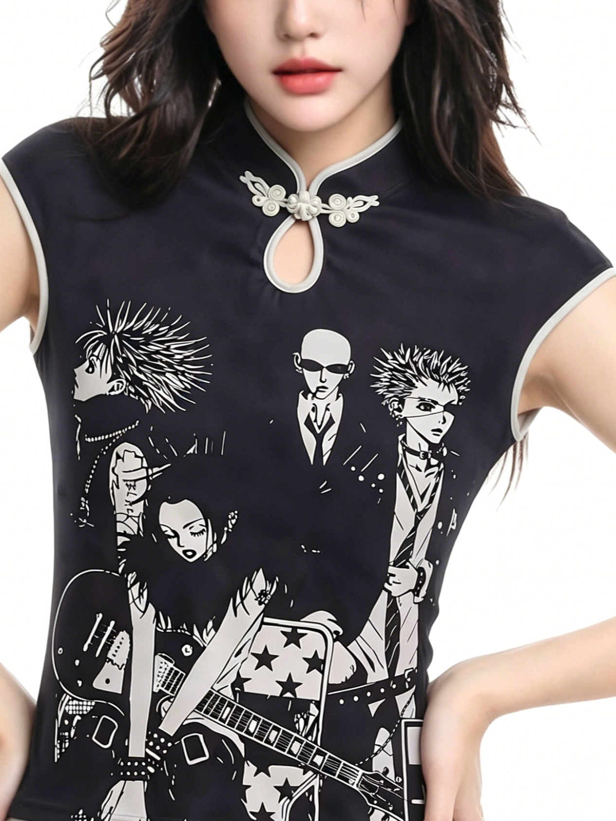 'Nana Dreams' Y2K Vintage Anime Graphic Crop Shirts AlielNosirrah