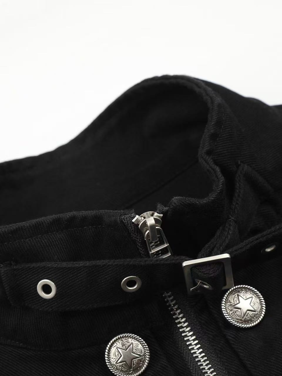 'VibeCargo' Vintage US Style Light Punk Workwear Jacket