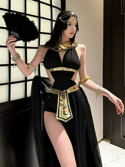 'White Rabbit' Wonderland Halloween Striped Bunny Ear Costume Set AlielNosirrah