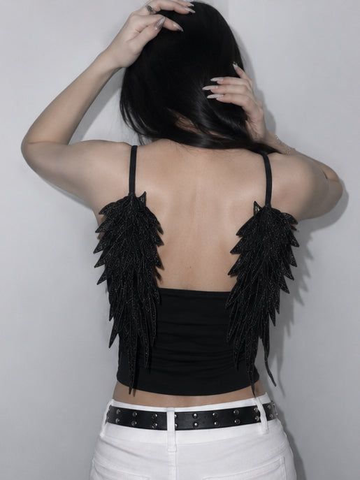'Angel Wish' Dream Core Angel Wings Camisole With Built in Bra