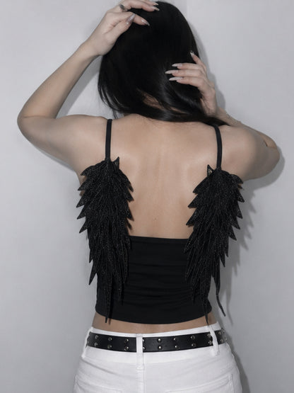 'Angel Wish' Dream Core Angel Wings Camisole With Built in Bra