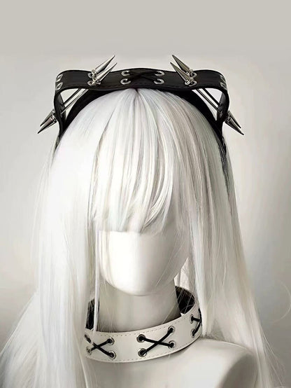 'Venom Cat' Gothic Heavy Metal Leather Claw Cat Hairband AlielNosirrah
