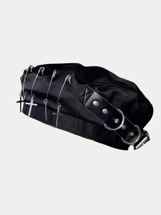 'Whirlwind' Cross Punk Y2K Beret AlielNosirrah