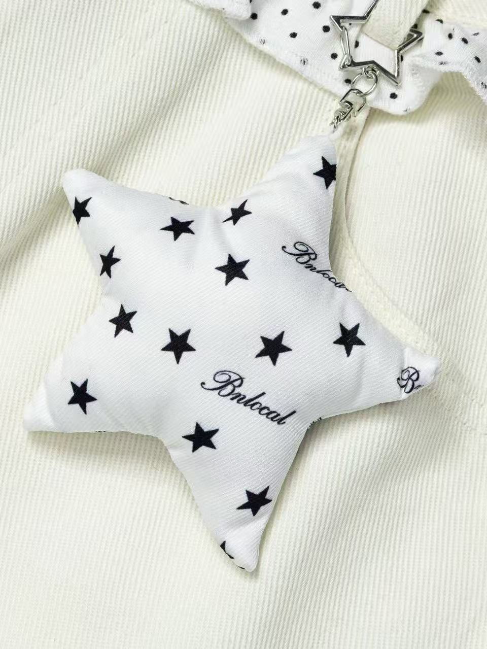 'Star Bloom' Streetstyle Oversized Rhinestone Star Charm Jeans AlielNosirrah