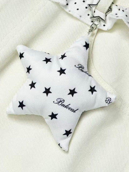 'Star Bloom' Streetstyle Oversized Rhinestone Star Charm Jeans AlielNosirrah