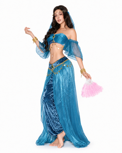 'Egyptian Princess' Halloween Cosplay Jasmine Dress