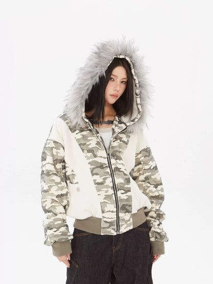 'Cold Bones' Y2k Grunge Streetstyle Skeleton Fluffy Hoodie AlielNosirrah