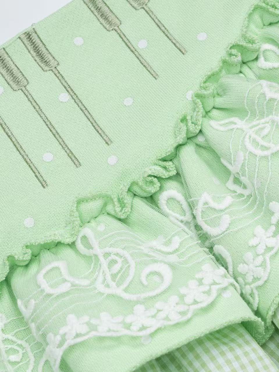 'Melody Keys' Y2K Plaid Lace Patchwork Puff Cake Skirt (Copy) AlielNosirrah