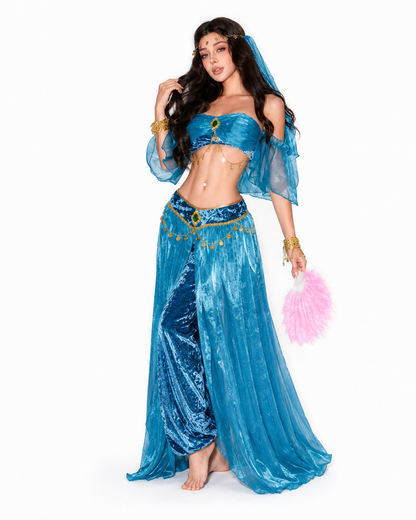'Egyptian Princess' Halloween Cosplay Jasmine Dress
