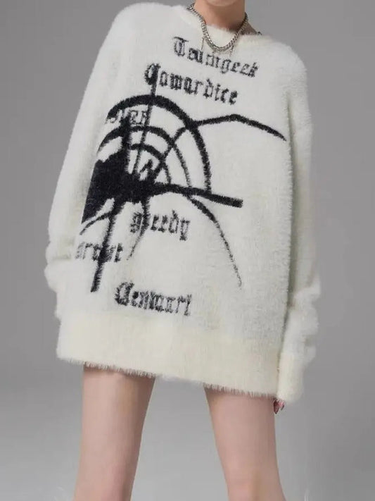 'Misumena' Dark Spider Web Sweater AlielNosirrah