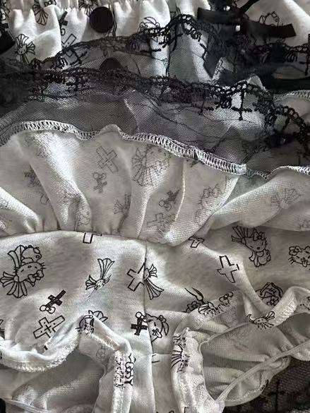 'Kitty Pop' Y2K Cartoon Kitty Print Puffy Skirt AlielNosirrah