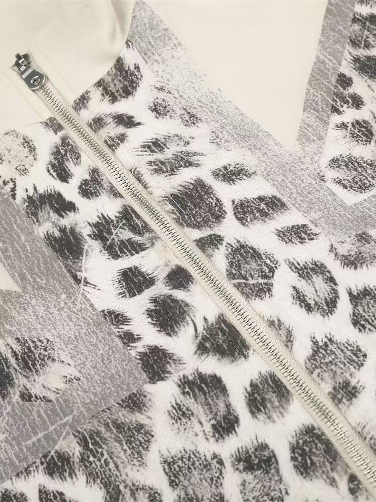 'Wild Flag' Street Style Union Jack Leopard Print Jacket