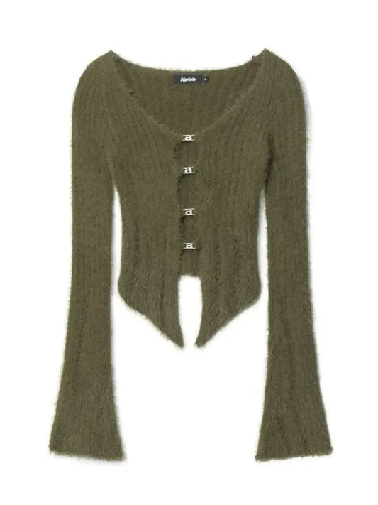 'Exquisite Lady' Y2K Vegan Mink Hot Girl Sweater AlielNosirrah