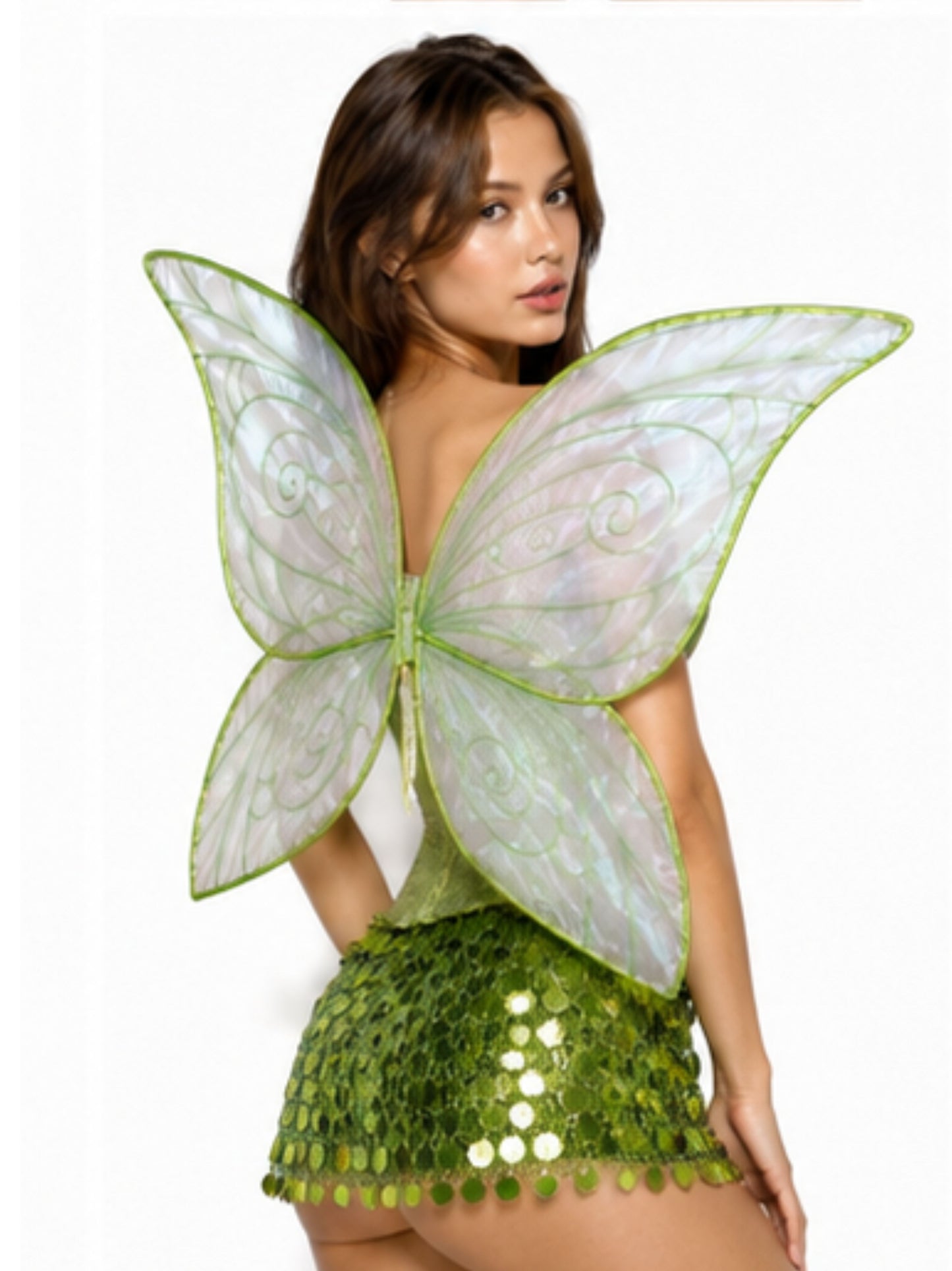 'Golden Fairies' Corset Sequins Skirt 3 Pcs Faries Set
