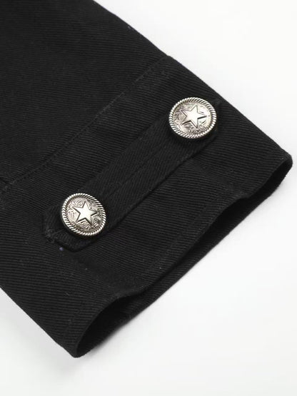 'VibeCargo' Vintage US Style Light Punk Workwear Jacket