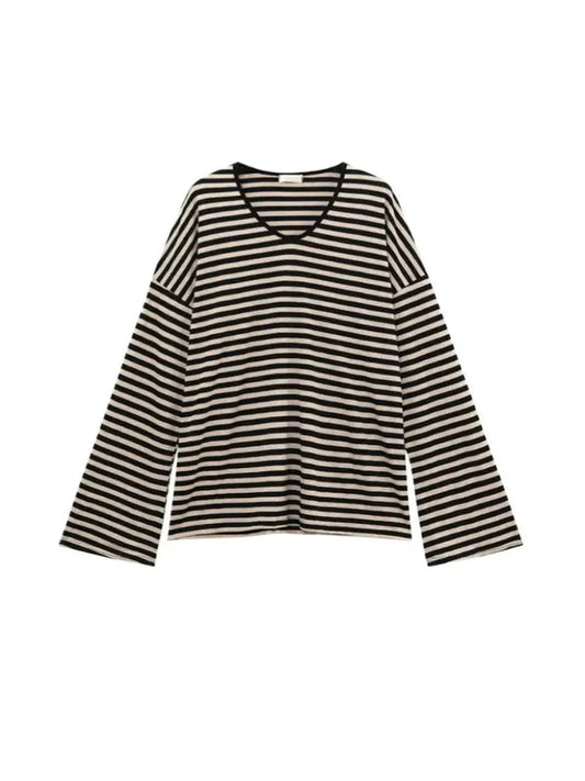 'Chill Up' Oversized Acubi Streetstyle Striped Top AlielNosirrah