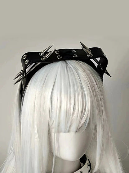 'Venom Cat' Gothic Heavy Metal Leather Claw Cat Hairband AlielNosirrah